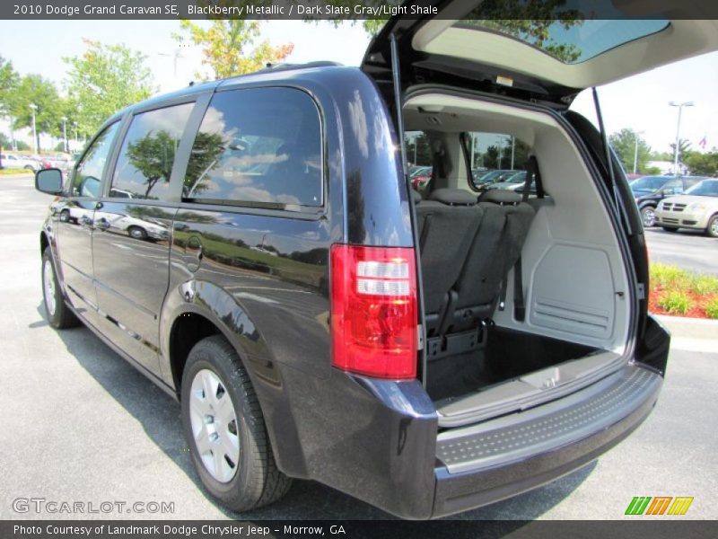 Blackberry Metallic / Dark Slate Gray/Light Shale 2010 Dodge Grand Caravan SE