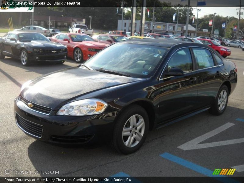 Black / Neutral 2010 Chevrolet Impala LS