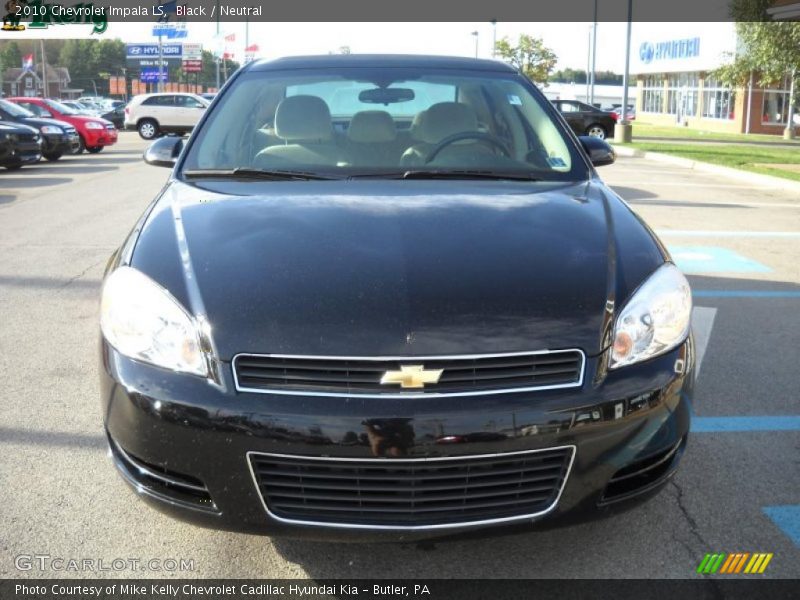 Black / Neutral 2010 Chevrolet Impala LS