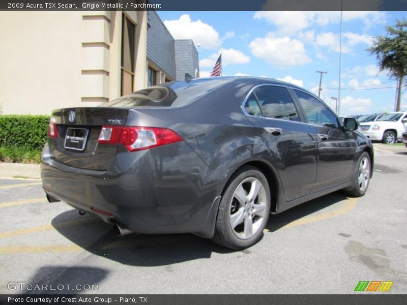 Grigio Metallic / Parchment 2009 Acura TSX Sedan
