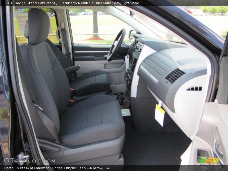 Blackberry Metallic / Dark Slate Gray/Light Shale 2010 Dodge Grand Caravan SE