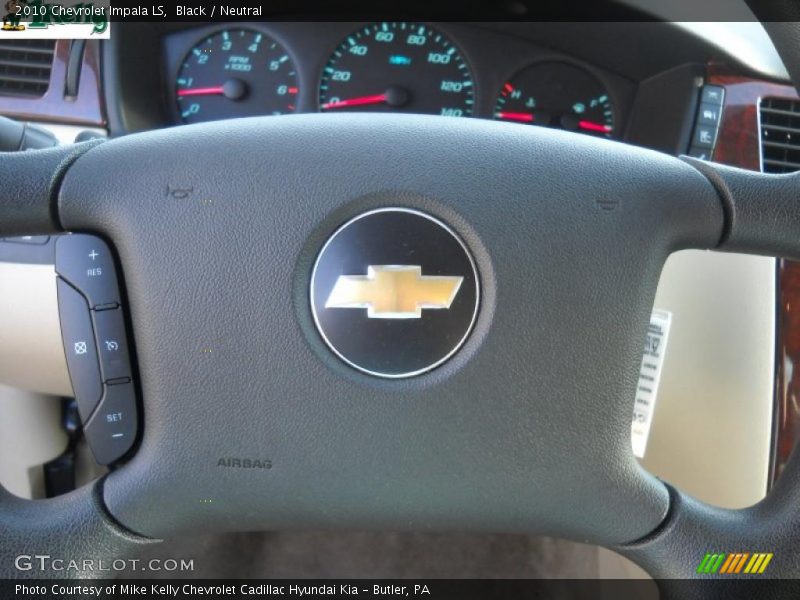 Black / Neutral 2010 Chevrolet Impala LS