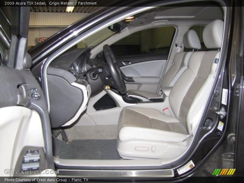Grigio Metallic / Parchment 2009 Acura TSX Sedan
