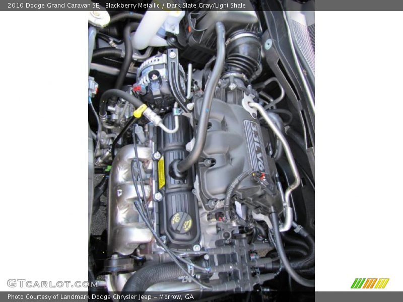 Blackberry Metallic / Dark Slate Gray/Light Shale 2010 Dodge Grand Caravan SE