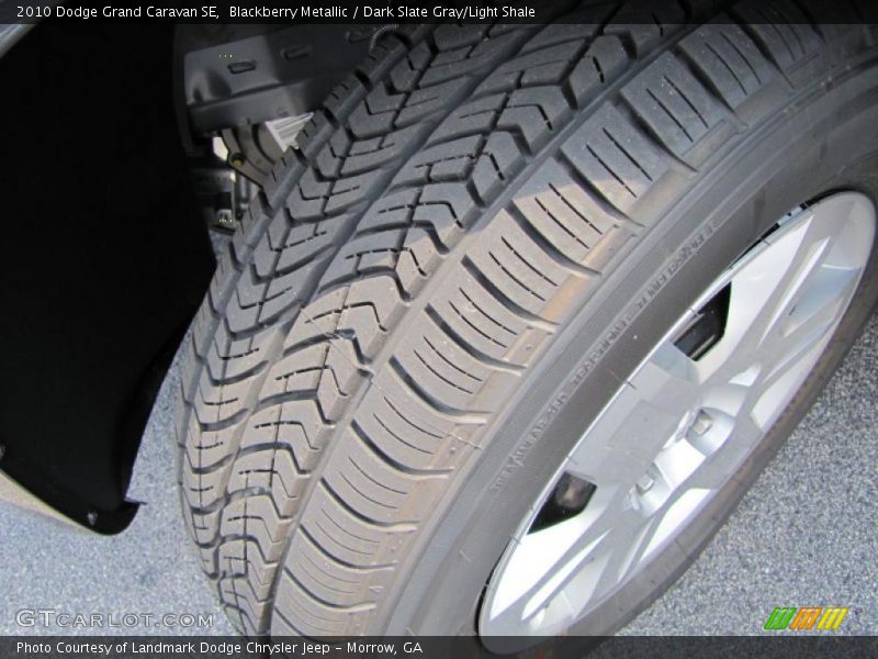 Blackberry Metallic / Dark Slate Gray/Light Shale 2010 Dodge Grand Caravan SE