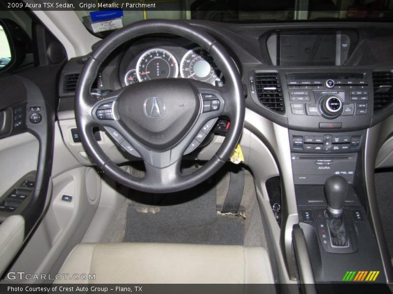Grigio Metallic / Parchment 2009 Acura TSX Sedan