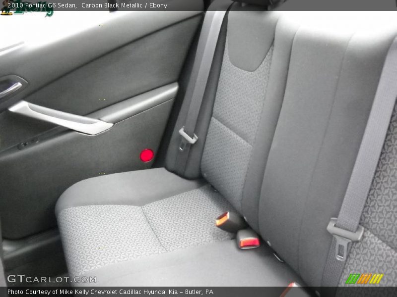 Carbon Black Metallic / Ebony 2010 Pontiac G6 Sedan