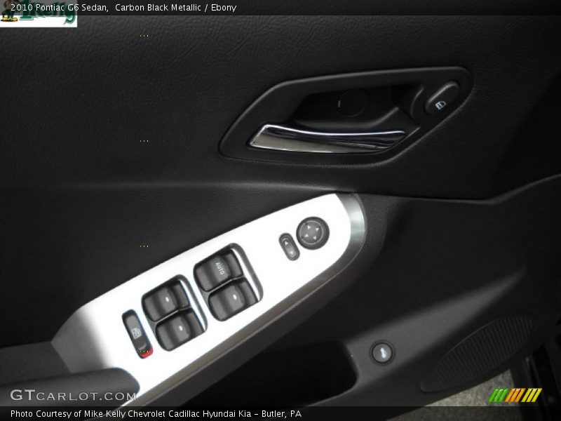 Carbon Black Metallic / Ebony 2010 Pontiac G6 Sedan