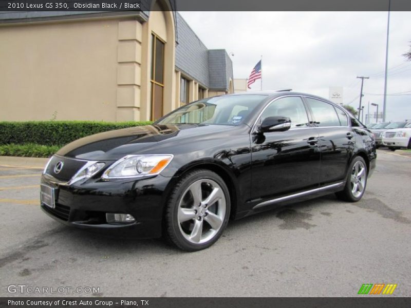 Obsidian Black / Black 2010 Lexus GS 350