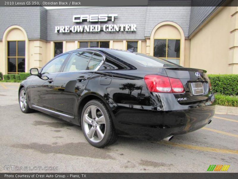 Obsidian Black / Black 2010 Lexus GS 350