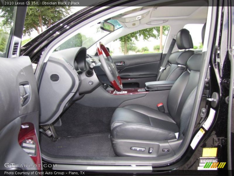 Obsidian Black / Black 2010 Lexus GS 350