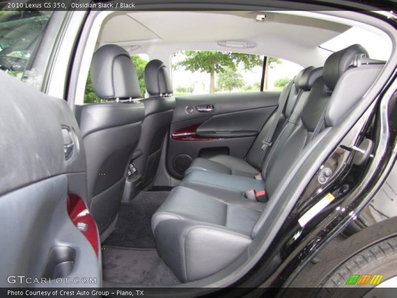 Obsidian Black / Black 2010 Lexus GS 350