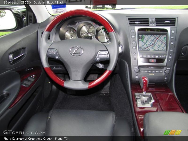 Obsidian Black / Black 2010 Lexus GS 350
