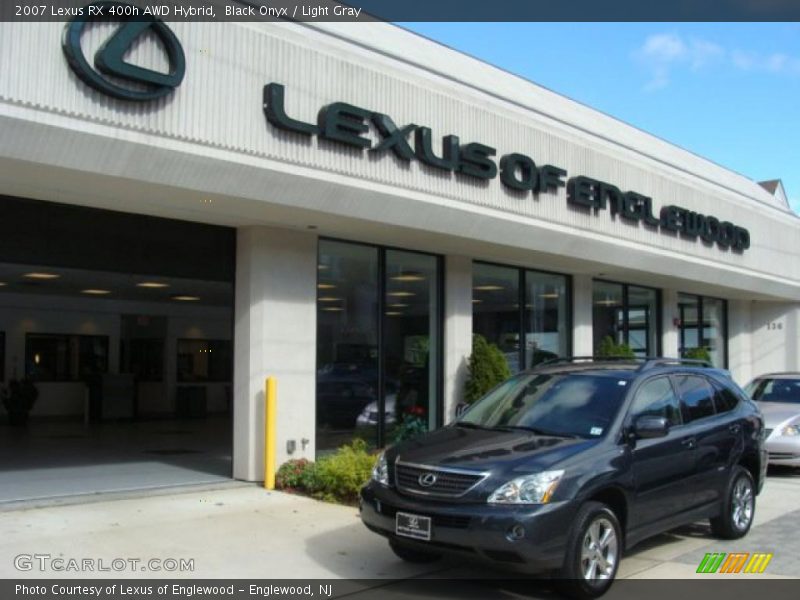 Black Onyx / Light Gray 2007 Lexus RX 400h AWD Hybrid