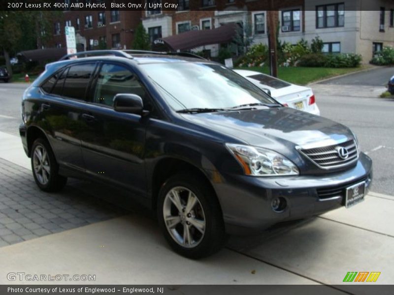 Black Onyx / Light Gray 2007 Lexus RX 400h AWD Hybrid