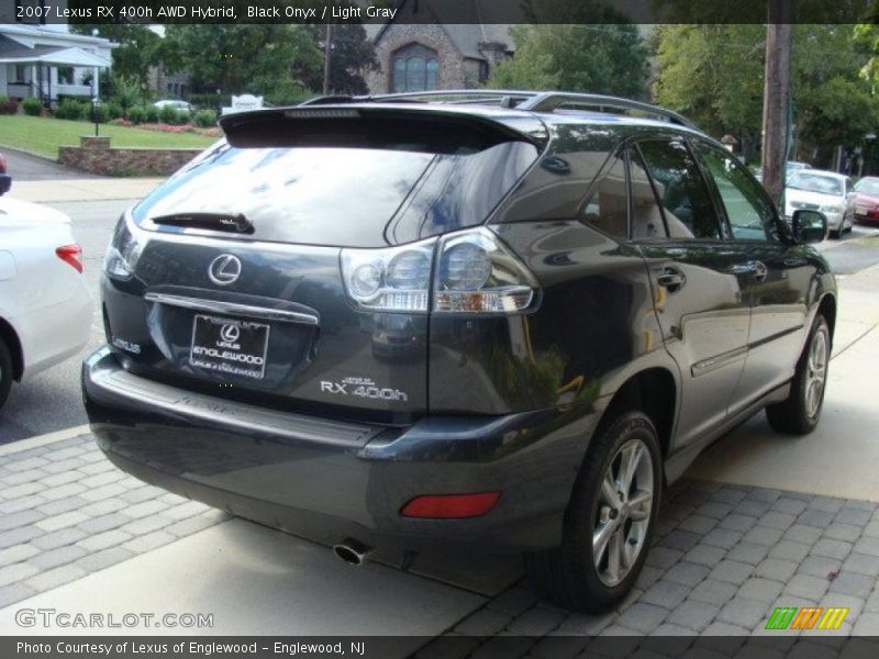 Black Onyx / Light Gray 2007 Lexus RX 400h AWD Hybrid