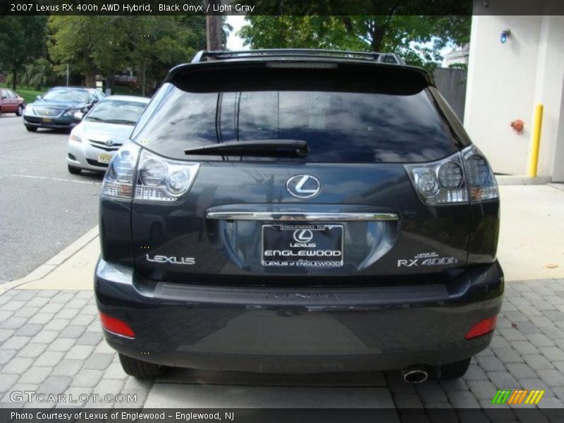 Black Onyx / Light Gray 2007 Lexus RX 400h AWD Hybrid