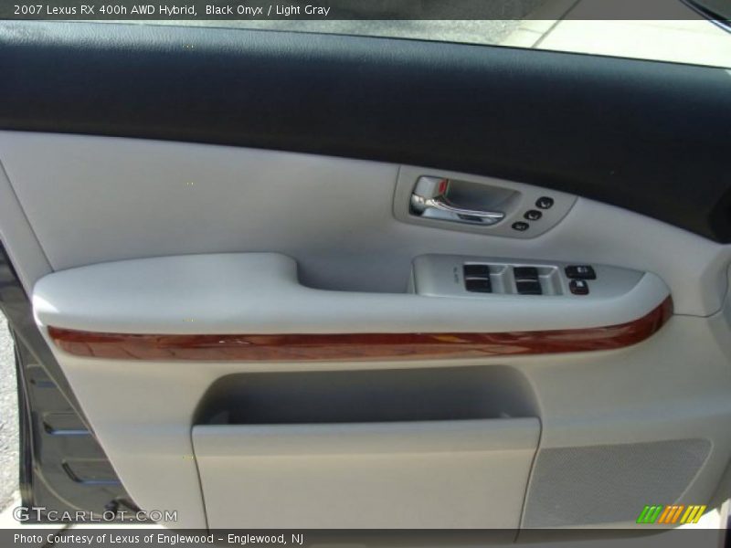 Black Onyx / Light Gray 2007 Lexus RX 400h AWD Hybrid