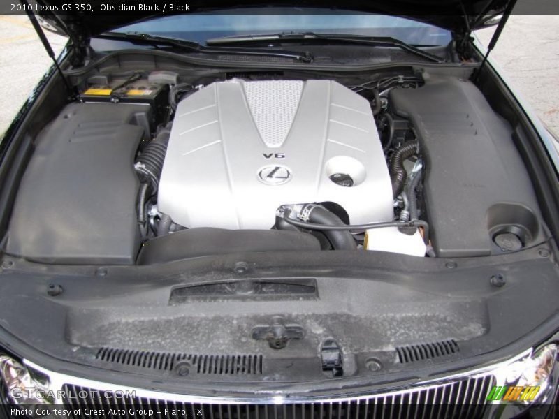 Obsidian Black / Black 2010 Lexus GS 350
