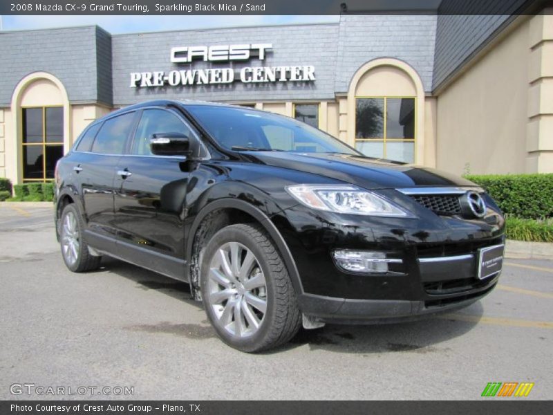 Sparkling Black Mica / Sand 2008 Mazda CX-9 Grand Touring