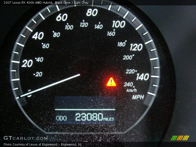 Black Onyx / Light Gray 2007 Lexus RX 400h AWD Hybrid
