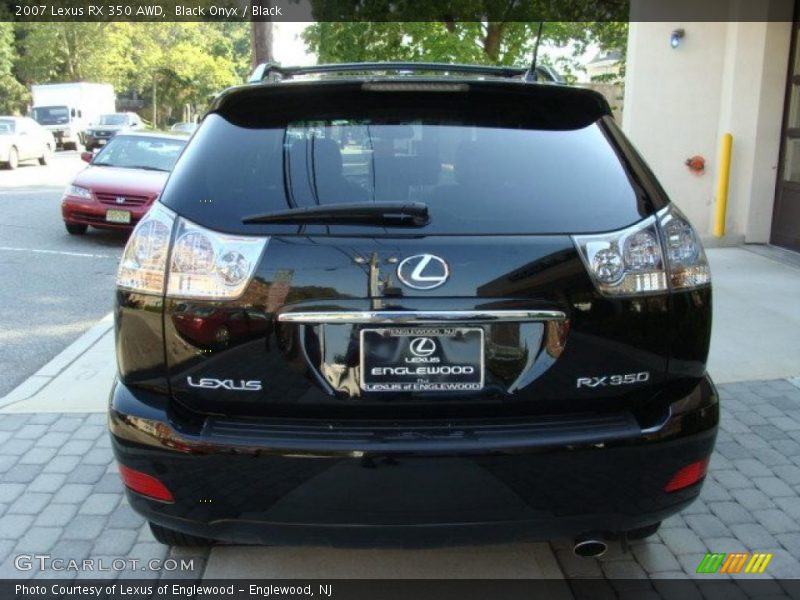Black Onyx / Black 2007 Lexus RX 350 AWD