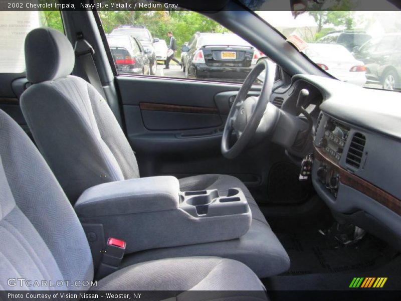 Navy Blue Metallic / Medium Gray 2002 Chevrolet Impala