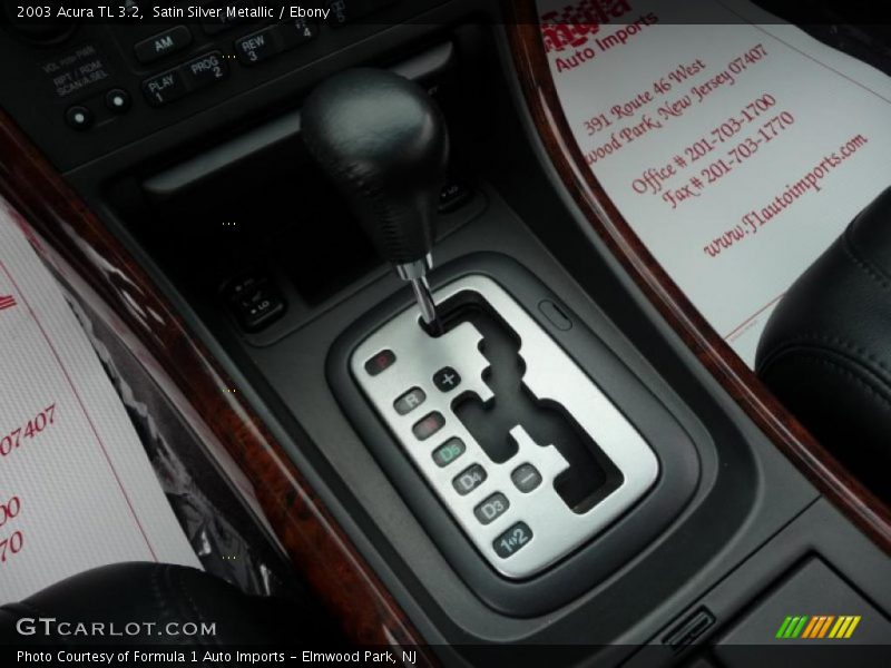 Satin Silver Metallic / Ebony 2003 Acura TL 3.2