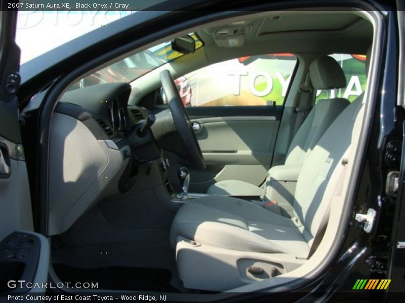 Black Onyx / Gray 2007 Saturn Aura XE
