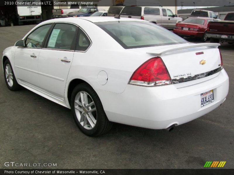 Summit White / Neutral 2010 Chevrolet Impala LTZ