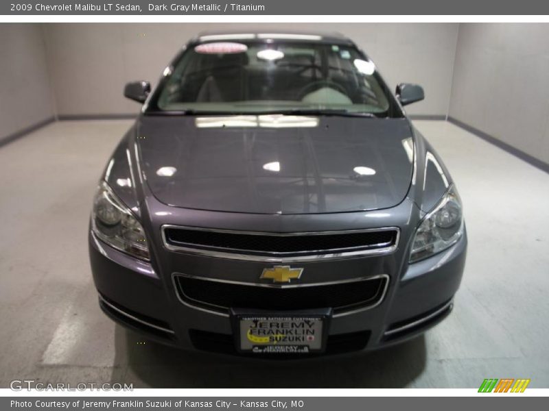 Dark Gray Metallic / Titanium 2009 Chevrolet Malibu LT Sedan