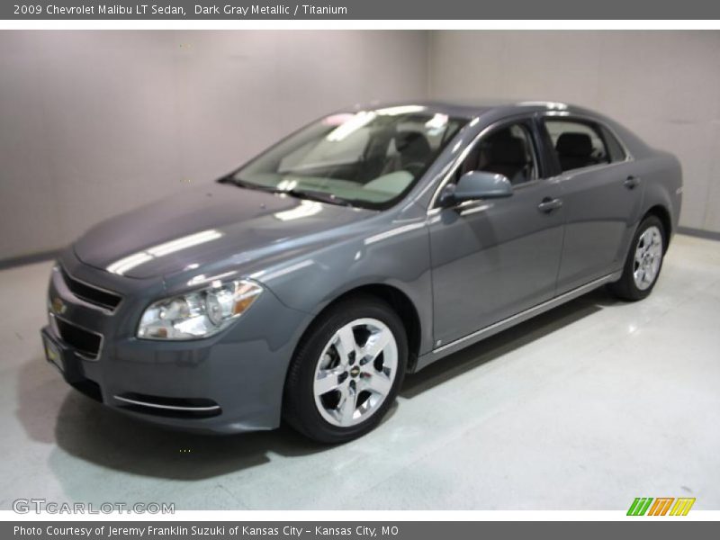 Dark Gray Metallic / Titanium 2009 Chevrolet Malibu LT Sedan