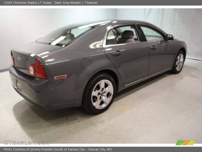 Dark Gray Metallic / Titanium 2009 Chevrolet Malibu LT Sedan
