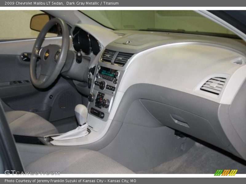 Dark Gray Metallic / Titanium 2009 Chevrolet Malibu LT Sedan