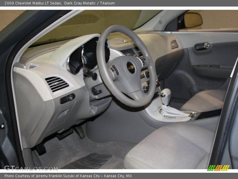 Dark Gray Metallic / Titanium 2009 Chevrolet Malibu LT Sedan
