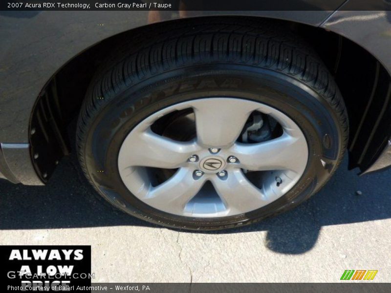 Carbon Gray Pearl / Taupe 2007 Acura RDX Technology