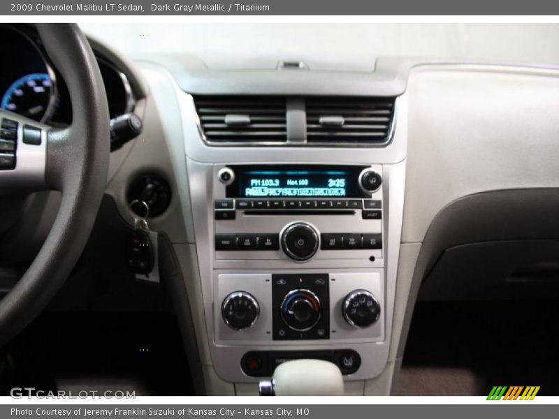 Dark Gray Metallic / Titanium 2009 Chevrolet Malibu LT Sedan
