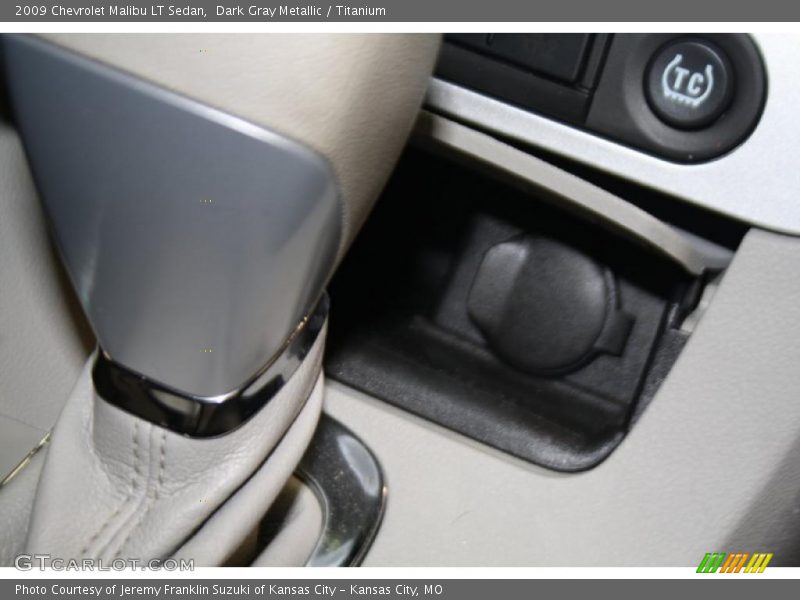 Dark Gray Metallic / Titanium 2009 Chevrolet Malibu LT Sedan