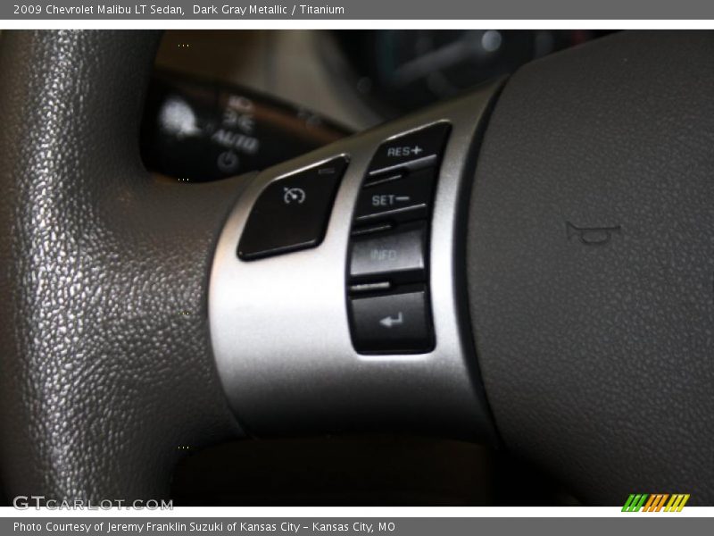 Dark Gray Metallic / Titanium 2009 Chevrolet Malibu LT Sedan
