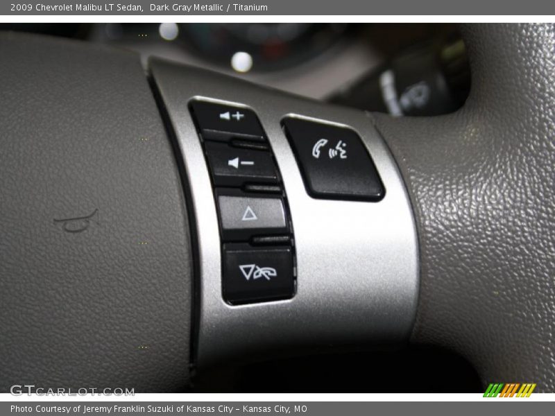 Dark Gray Metallic / Titanium 2009 Chevrolet Malibu LT Sedan