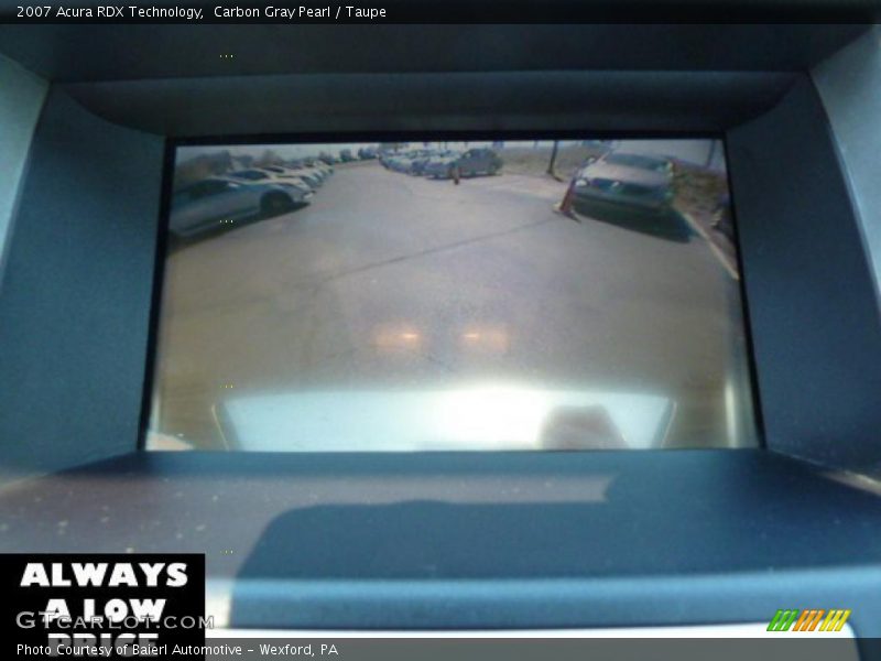 Carbon Gray Pearl / Taupe 2007 Acura RDX Technology
