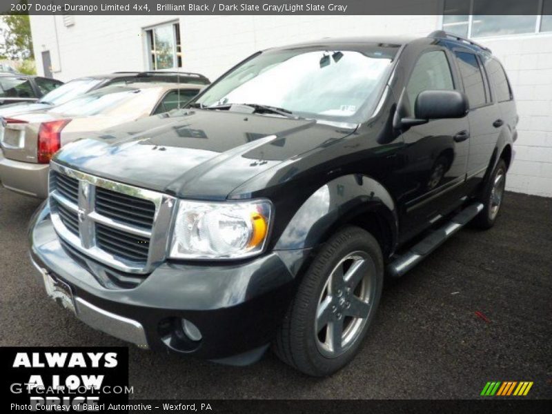 Brilliant Black / Dark Slate Gray/Light Slate Gray 2007 Dodge Durango Limited 4x4