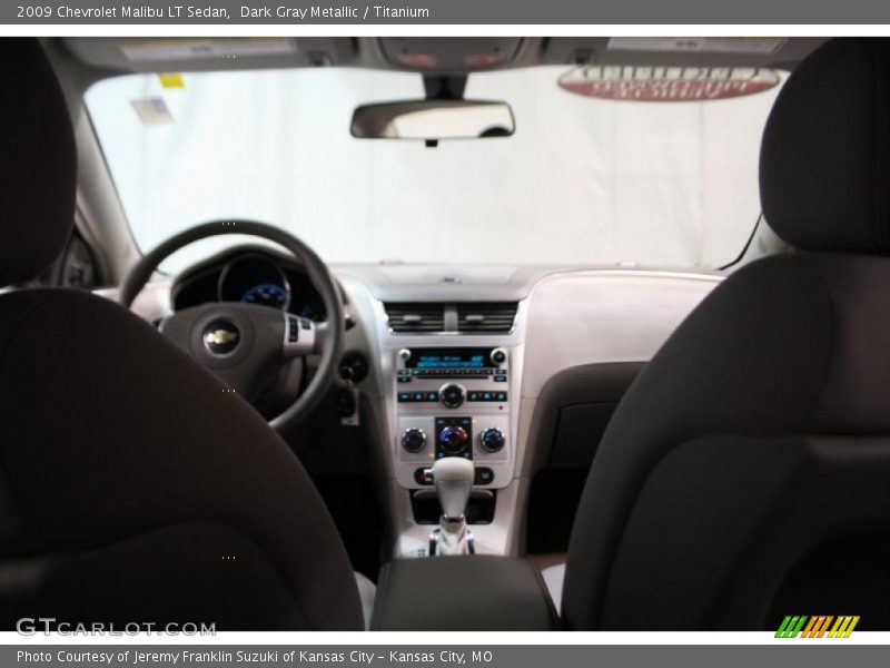 Dark Gray Metallic / Titanium 2009 Chevrolet Malibu LT Sedan