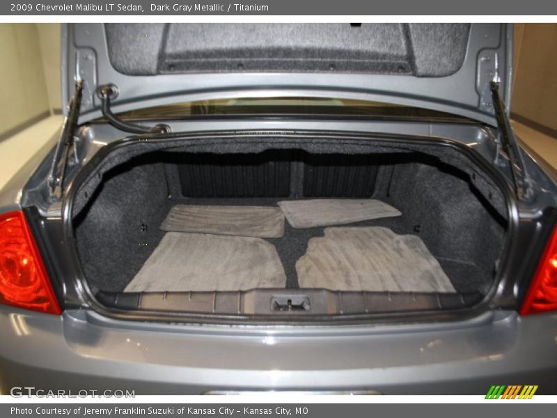 Dark Gray Metallic / Titanium 2009 Chevrolet Malibu LT Sedan