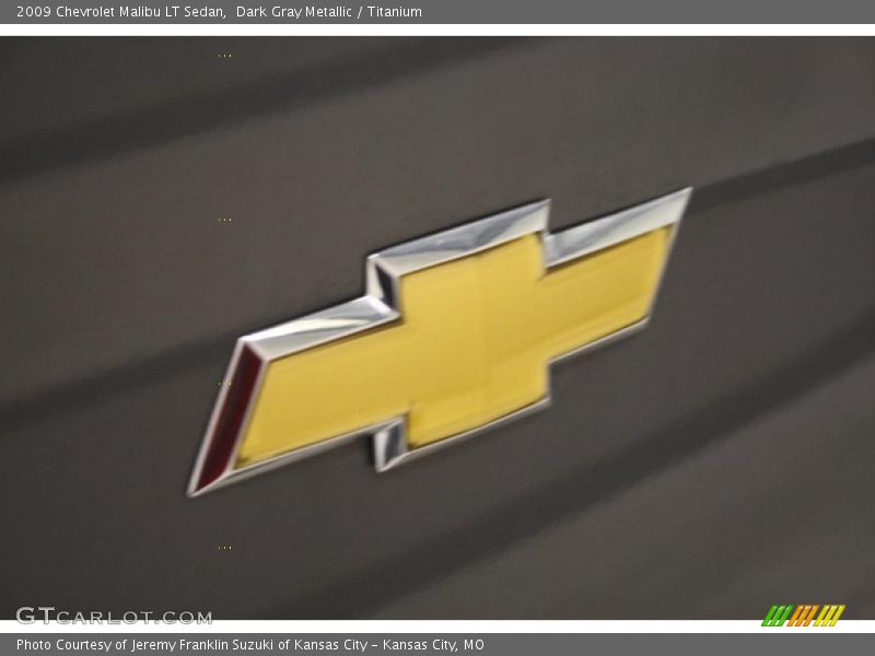 Dark Gray Metallic / Titanium 2009 Chevrolet Malibu LT Sedan
