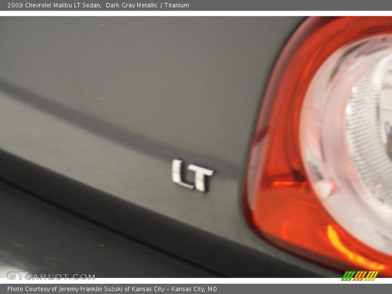 Dark Gray Metallic / Titanium 2009 Chevrolet Malibu LT Sedan