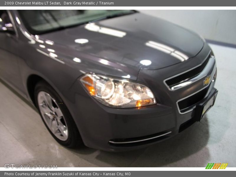 Dark Gray Metallic / Titanium 2009 Chevrolet Malibu LT Sedan