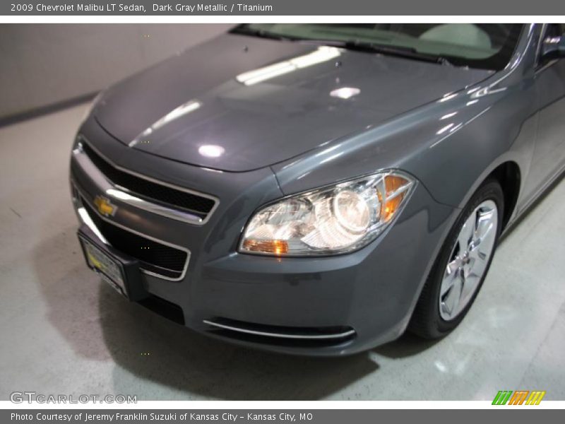 Dark Gray Metallic / Titanium 2009 Chevrolet Malibu LT Sedan