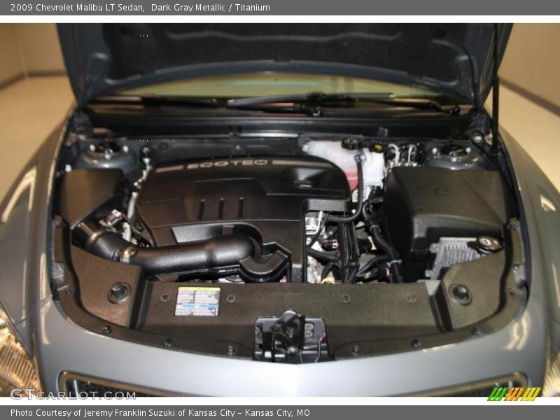 Dark Gray Metallic / Titanium 2009 Chevrolet Malibu LT Sedan