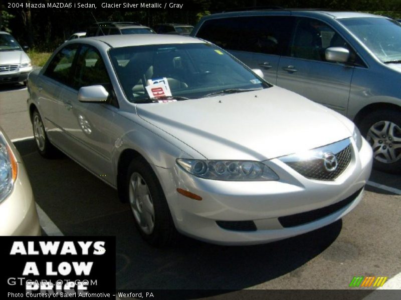 Glacier Silver Metallic / Gray 2004 Mazda MAZDA6 i Sedan